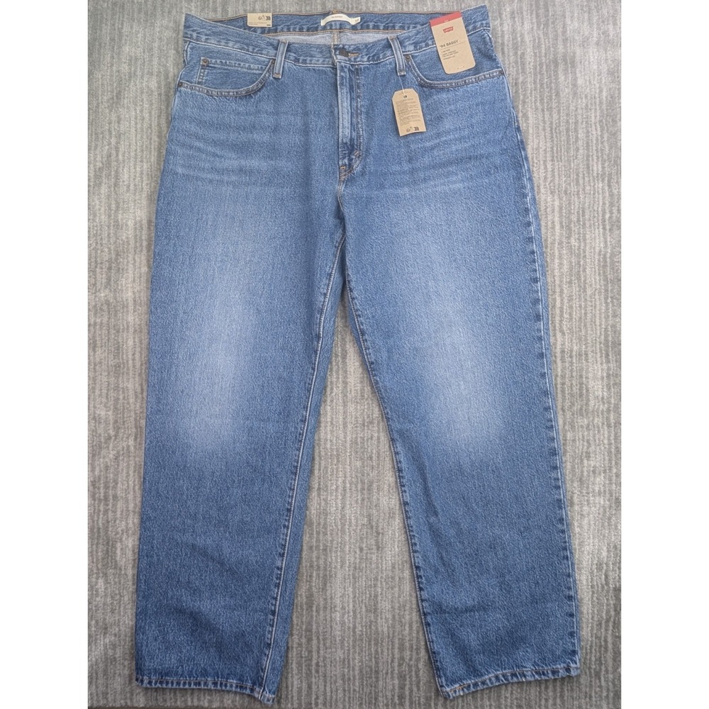 Levi's 94 Baggy Jeans Men's 34x31 Straight Leg Wide Medium Wash Blue NWT